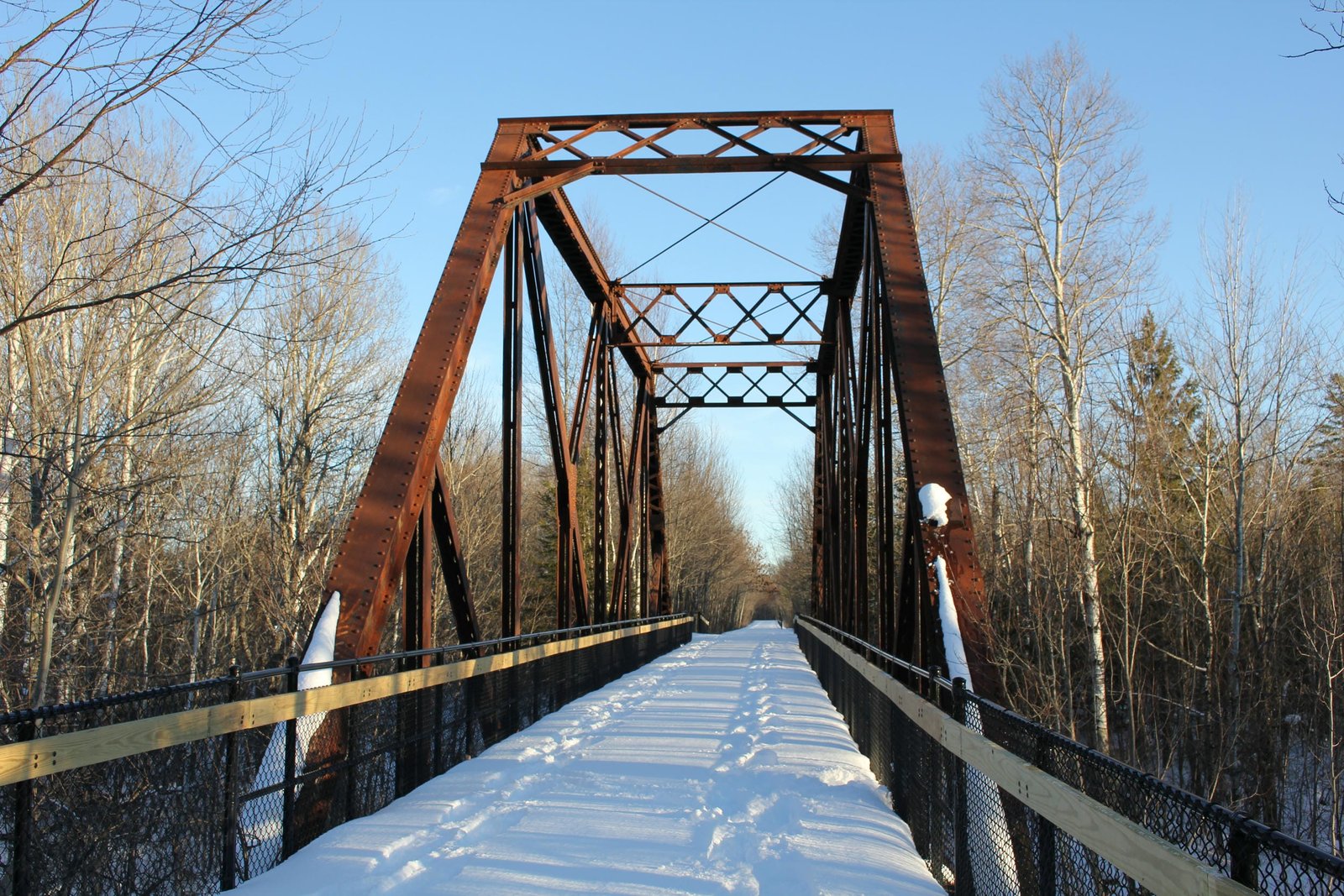 Looking east
